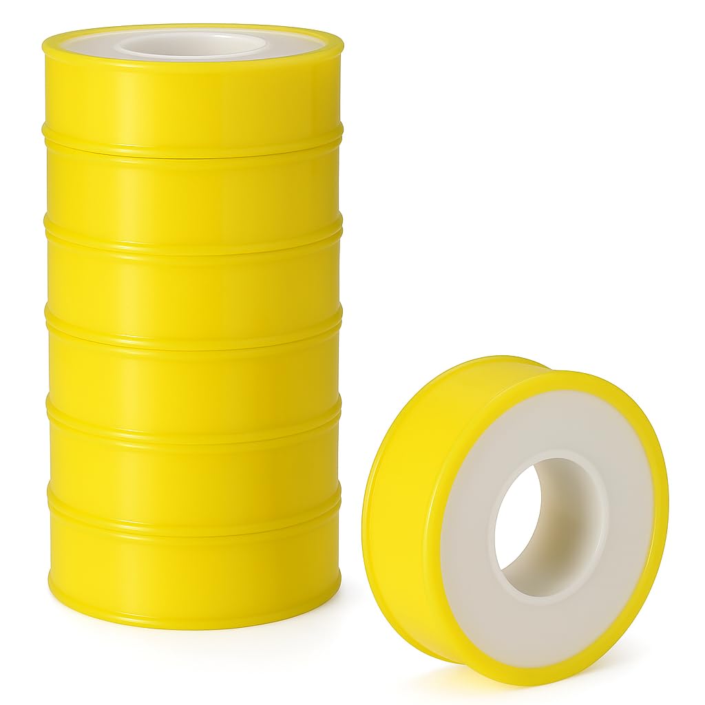 Ruban Téflon Plomberie – 10 Rouleaux 12 mm × 12 m × 0,1 mm